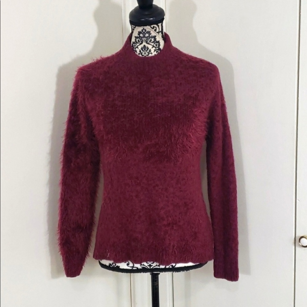 A NEW DAY FURRY MOCK TURTLENECK PULLOVER SWEATER - Picture 5 of 9